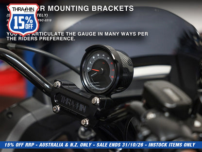 Gauge Housing Relocation Kit - Black. Fits Low Rider S 2022up, Low Rider ST 2025up & Street Bob 2025up
