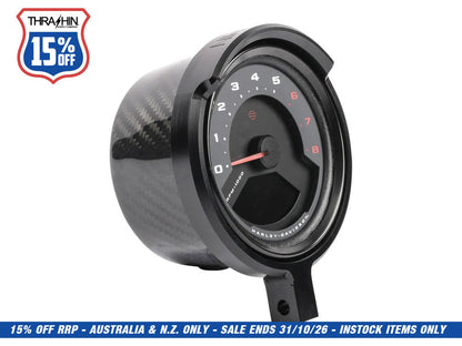 Gauge Housing Relocation Kit - Black. Fits Low Rider S 2022up, Low Rider ST 2025up & Street Bob 2025up