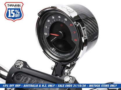Gauge Housing Relocation Kit - Chrome. Fits Low Rider S 2022up, Low Rider ST 2025up & Street Bob 2025up