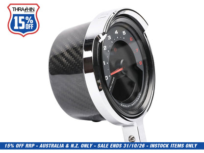Gauge Housing Relocation Kit - Chrome. Fits Low Rider S 2022up, Low Rider ST 2025up & Street Bob 2025up