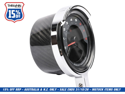 Gauge Housing Relocation Kit - Chrome. Fits Low Rider S 2022up, Low Rider ST 2025up & Street Bob 2025up