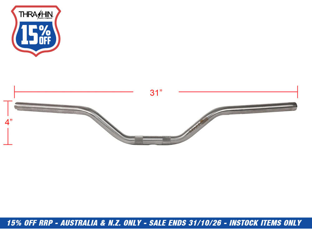 Mid Bend Bars - Stainless Steel