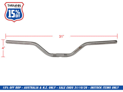 Mid Bend Bars - Stainless Steel