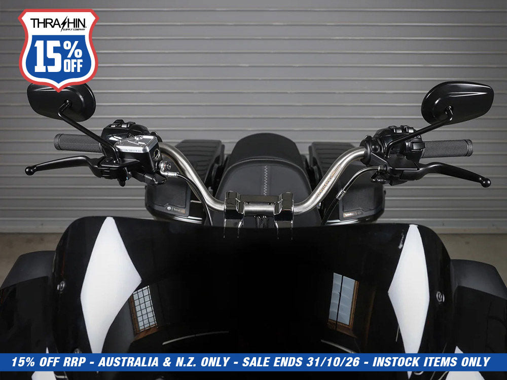 High Bend Bars - Stainless Steel. Fits CVO Touring 2023up, Street Glide & Road Glide 2024up, Touring 2025up & Softail 2025up