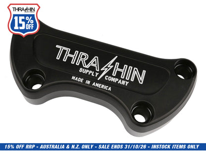 Handlebar Top Clamp - Twice Cut Black