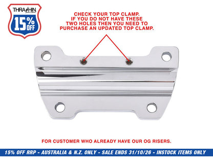 Replacement OG Handlebar Top Clamp - Chrome.