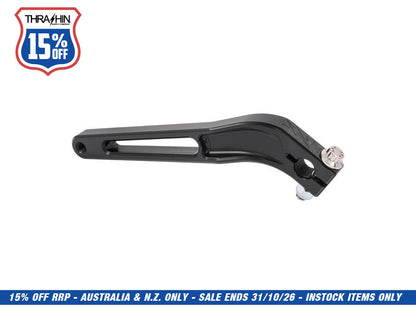 Billet Shift Lever - Black. Fits Dyna 1991-2017 with Mid Controls & 2018up Softail with OEM Forward Controls