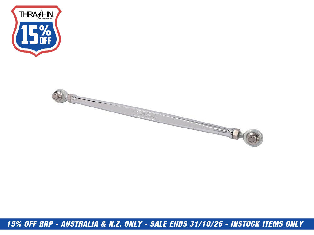 Shift Linkage Rod - Chrome. Fits Softail 1986up, Touring 1980up & Dyna Wide Glide 1993-2003