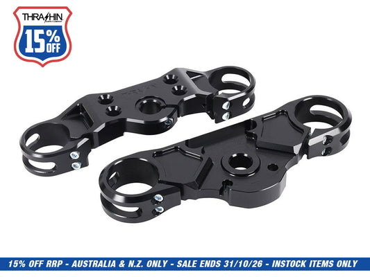 Triple Tree Kit - Black. Fits Low Rider ST 2022up