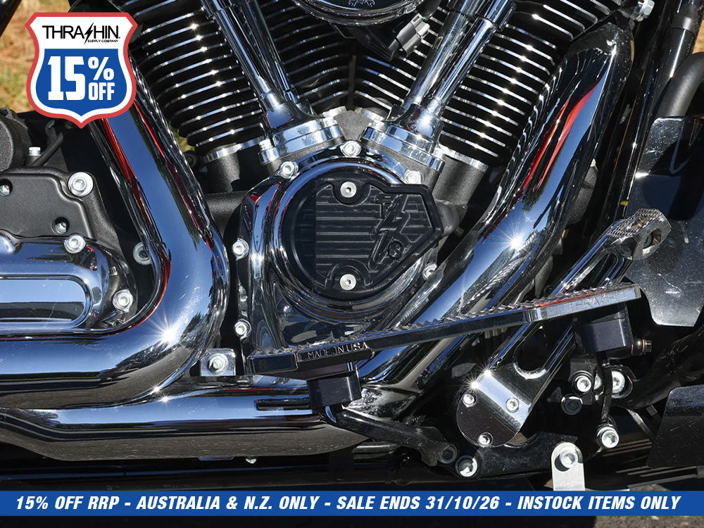 Cam Cover - Black. Fits CVO Touring 2023up, Street Glide & Road Glide 2024up, Touring 2025up & Softail 2025up