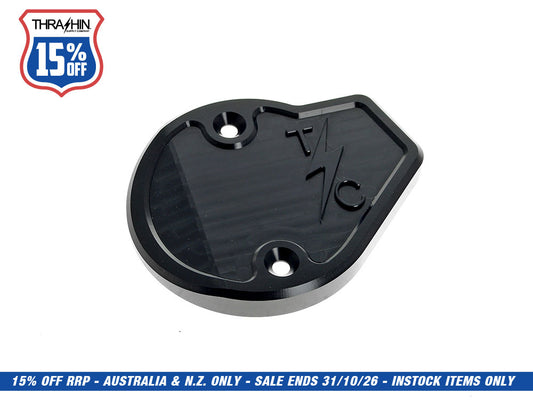 Cam Cover - Black. Fits CVO Touring 2023up, Street Glide & Road Glide 2024up, Touring 2025up & Softail 2025up