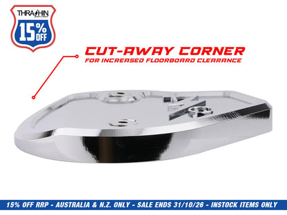 Cam Cover - Chrome. Fits CVO Touring 2023up, Street Glide & Road Glide 2024up, Touring 2025up & Softail 2025up