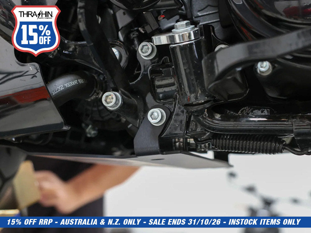 Skid Plate - Black. Fits CVO Touring 2023up & Street Glide & Road Glide 2024up