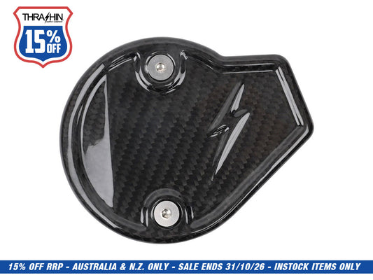 Cam Cover - Gloss Carbon. Fits CVO Touring 2023up, Street Glide & Road Glide 2024up, Touring 2025up & Softail 2025up