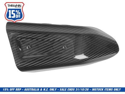 Air Scoop Coil Cover - Gloss Carbon. Fits Softails 2018up & Touring 2024up.