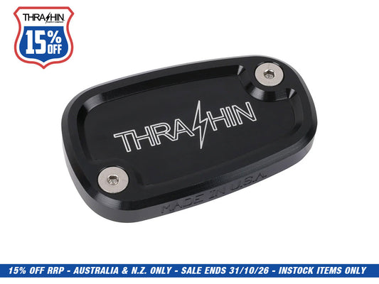 Rear Master Cylinder Cover - Black. Fits Softail 2018up