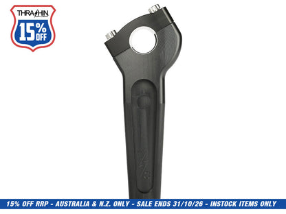 6in. Straight Thrashin Risers - Black. Fits 1in. Handlebar