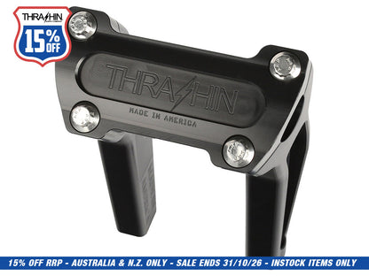 6.5in. Pull Back Thrashin Risers - Black. Fits 1in. Handlebar