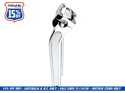 9.5in. Pull Back Thrashin Risers - Chrome. Fits 1in. Handlebar