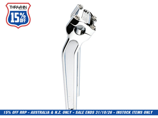 9.5in. Pull Back Thrashin Risers - Chrome. Fits 1in. Handlebar