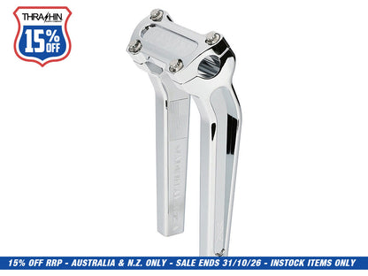 9.5in. Pull Back Thrashin Risers - Chrome. Fits 1in. Handlebar