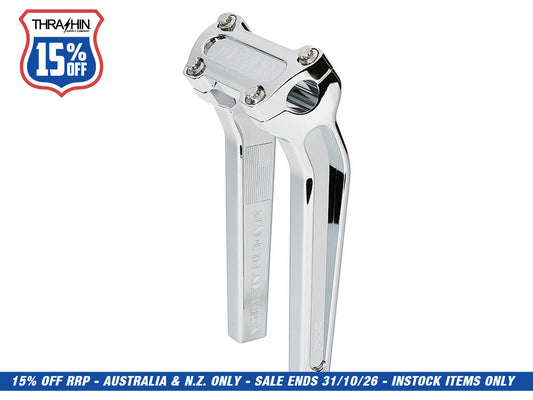 9.5in. Pull Back Thrashin Risers - Chrome. Fits 1in. Handlebar