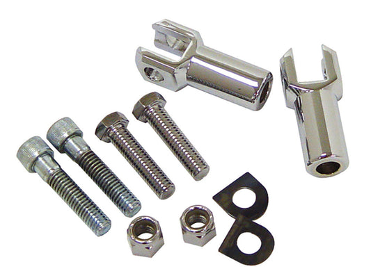 Footpeg Mount Clevis Set. Fits Softail 2000-2006