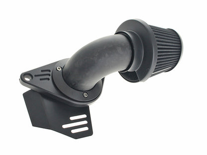 90deg VO2 Falcon XL Air Cleaner Kit - Gloss Forged Carbon Fiber. Fits Touring 2017-2024 & Softail 2018-2024