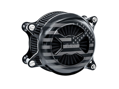 VO2 America Air Cleaner Kit - Black. Fits Touring 2017-2024 & Softail 2018-2024