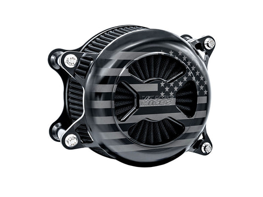 VO2 America Air Cleaner Kit - Black. Fits Touring 2017-2024 & Softail 2018-2024