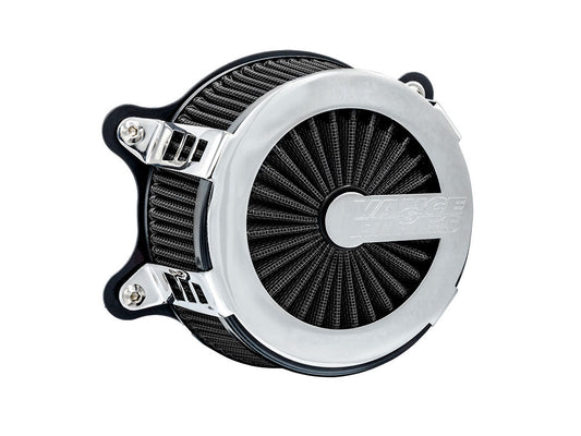 VO2 Cage Fighter Air Cleaner Kit - Chrome. Fits Sportster 1988-2021
