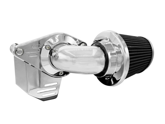 90deg VO2 Falcon Air Cleaner Kit - Chrome. Fits Touring 2017-2024 & Softail 2018-2024