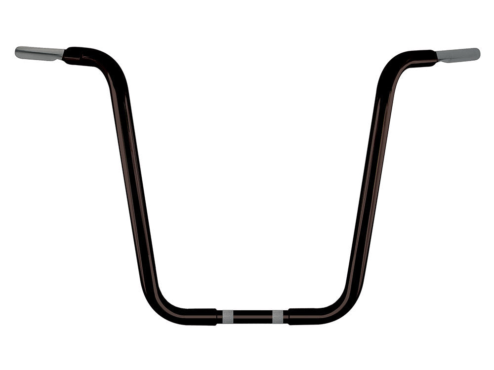 18in. x 1-1/4in. Chubby Ape Hanger Handlebar - Gloss Black.