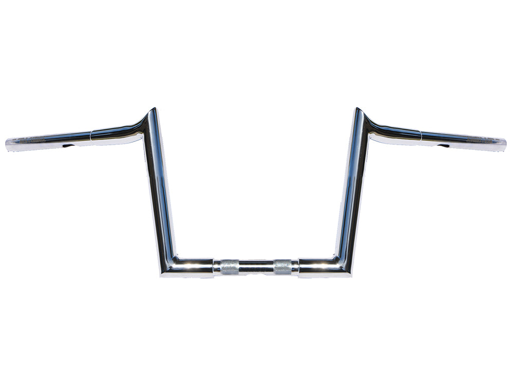 10in. x 1-1/4in. Chubby Hooked Ape Hanger Handlebar - Chrome.
