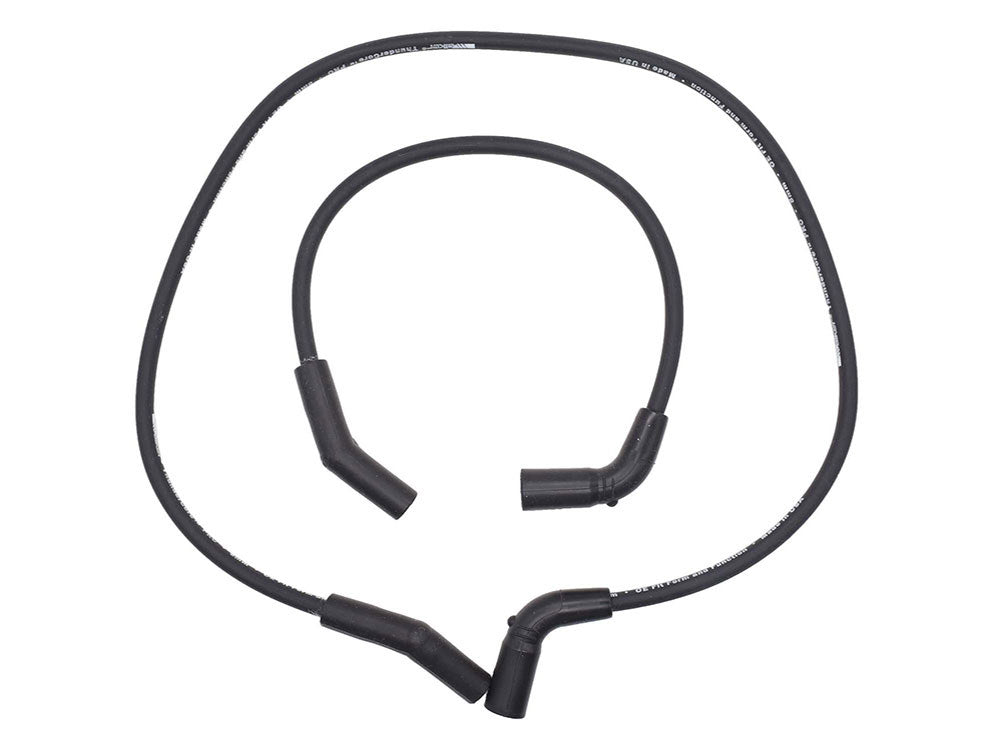 8mm Spark Plug Wire Set - Black. Fits Touring 2009-2016.